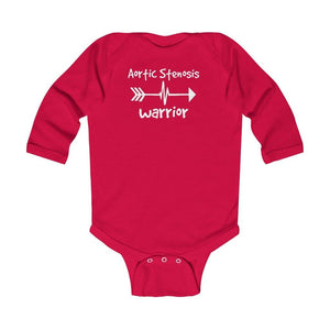 
                  
                    Aortic Stenosis Warrior Long-Sleeve Onesie - CHD warrior
                  
                