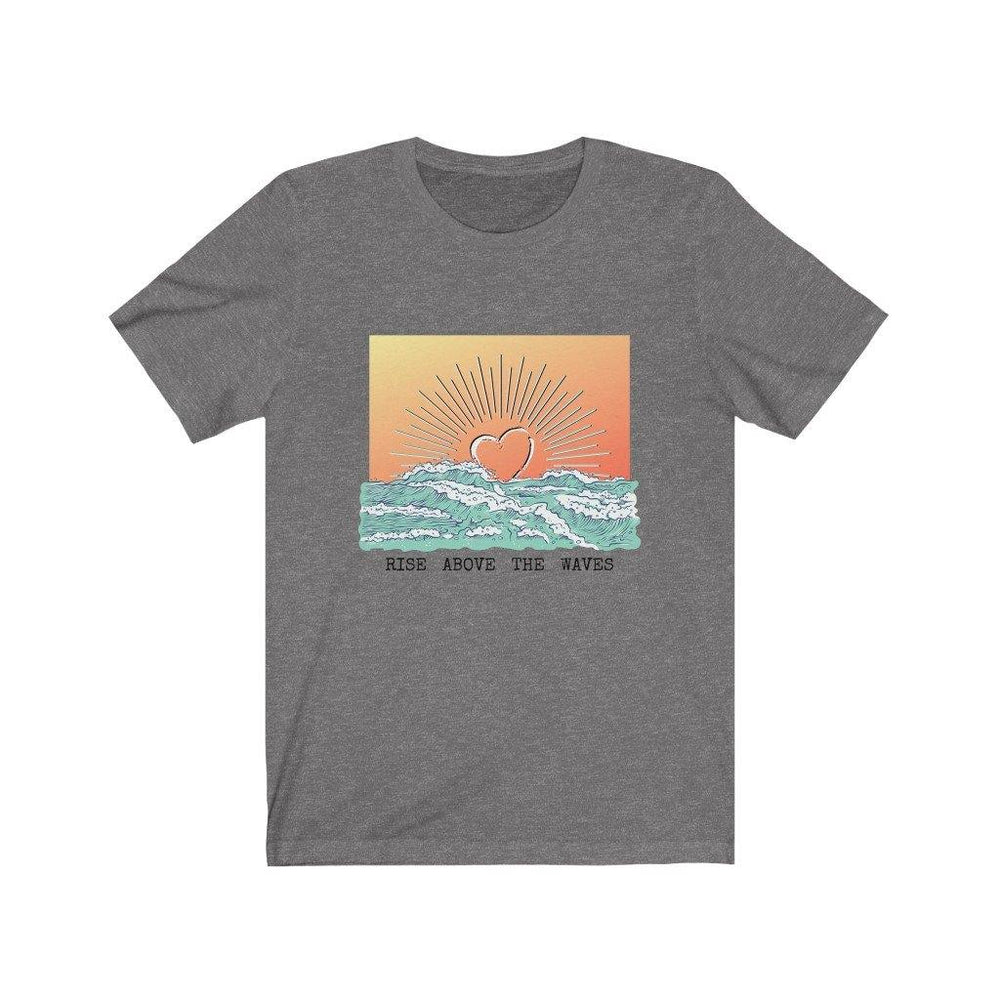 
                  
                    Rise Above the Waves Unisex Tee - CHD warrior
                  
                