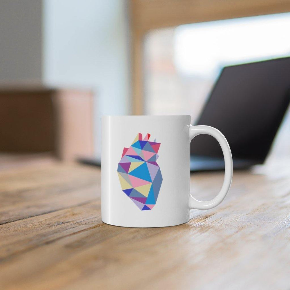 
                  
                    Abstract Heart Mug 11oz - CHD warrior
                  
                