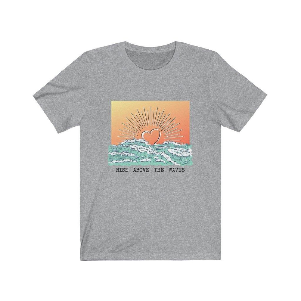 
                  
                    Rise Above the Waves Unisex Tee - CHD warrior
                  
                