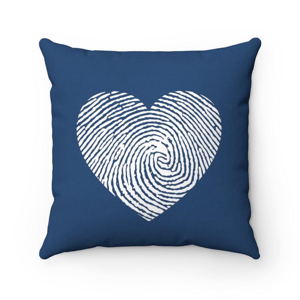 CHD Thumbprint Pillow - CHD warrior