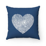 CHD Thumbprint Pillow - CHD warrior