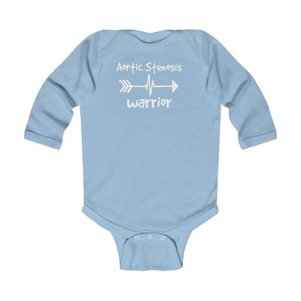 
                  
                    Aortic Stenosis Warrior Long-Sleeve Onesie - CHD warrior
                  
                