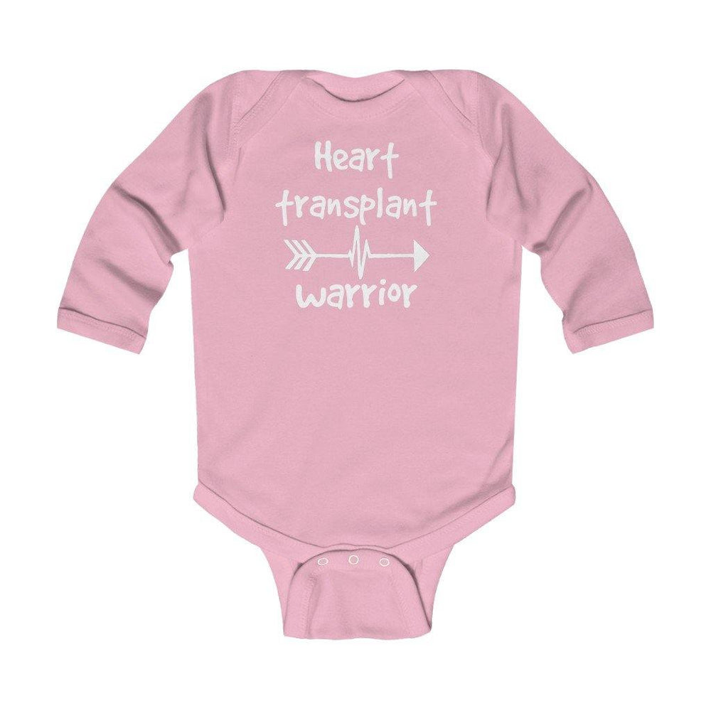 
                  
                    Heart Transplant Warrior Long-Sleeve Onesie - CHD warrior
                  
                