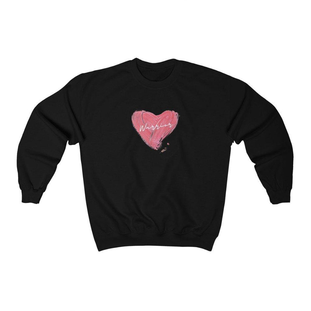 Brushed Heart Warrior Crewneck Sweatshirt - CHD warrior