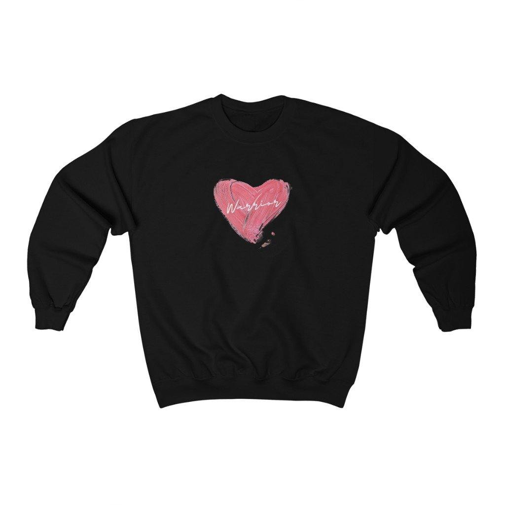 Brushed Heart Warrior Crewneck Sweatshirt - CHD warrior