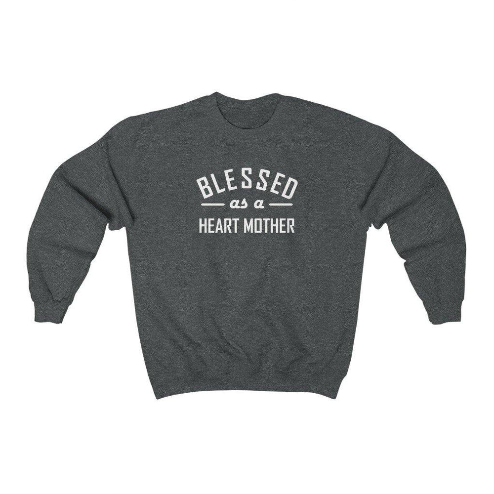 
                  
                    Blessed as a Heart Mother Crewneck Sweatshirt (white text) - CHD warrior
                  
                