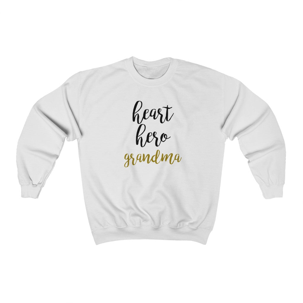 
                  
                    Heart Hero Grandma Crewneck Sweatshirt
                  
                