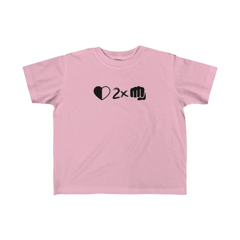 *NEW!* Toddler Half a Heart, Twice the Figtht Tee