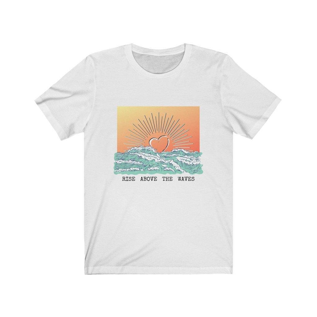 Rise Above the Waves Unisex Tee - CHD warrior