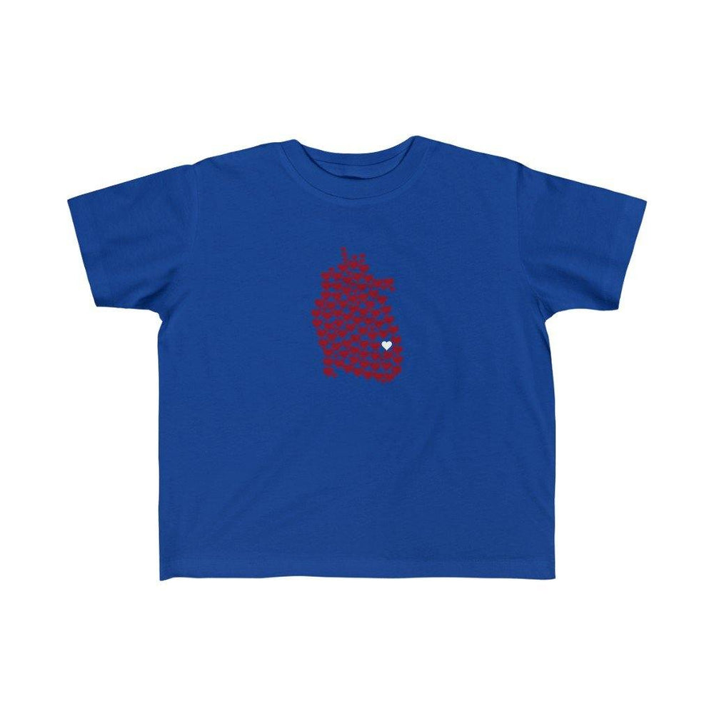 
                  
                    Toddler 1 in 100 Hearts Tee - CHD warrior
                  
                