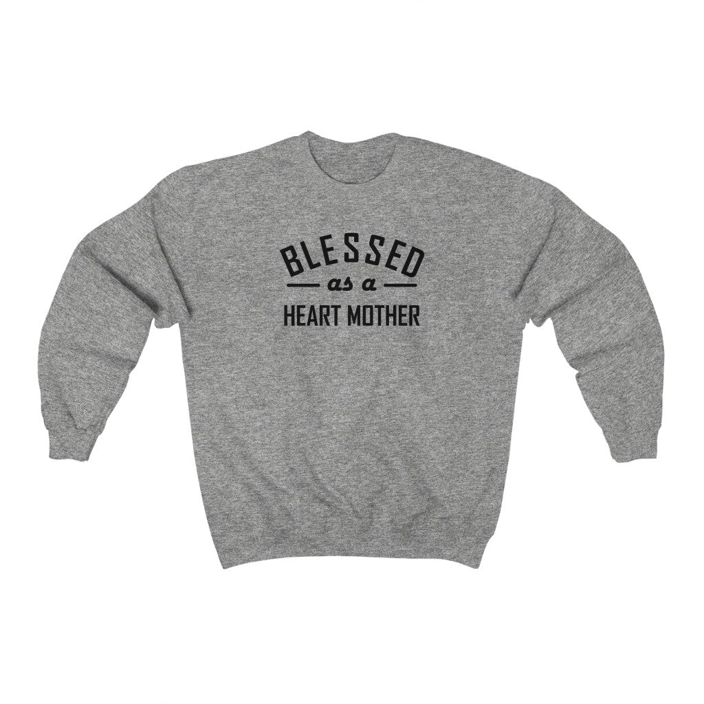 
                  
                    Blessed as a Heart Mother Crewneck Sweatshirt
                  
                
