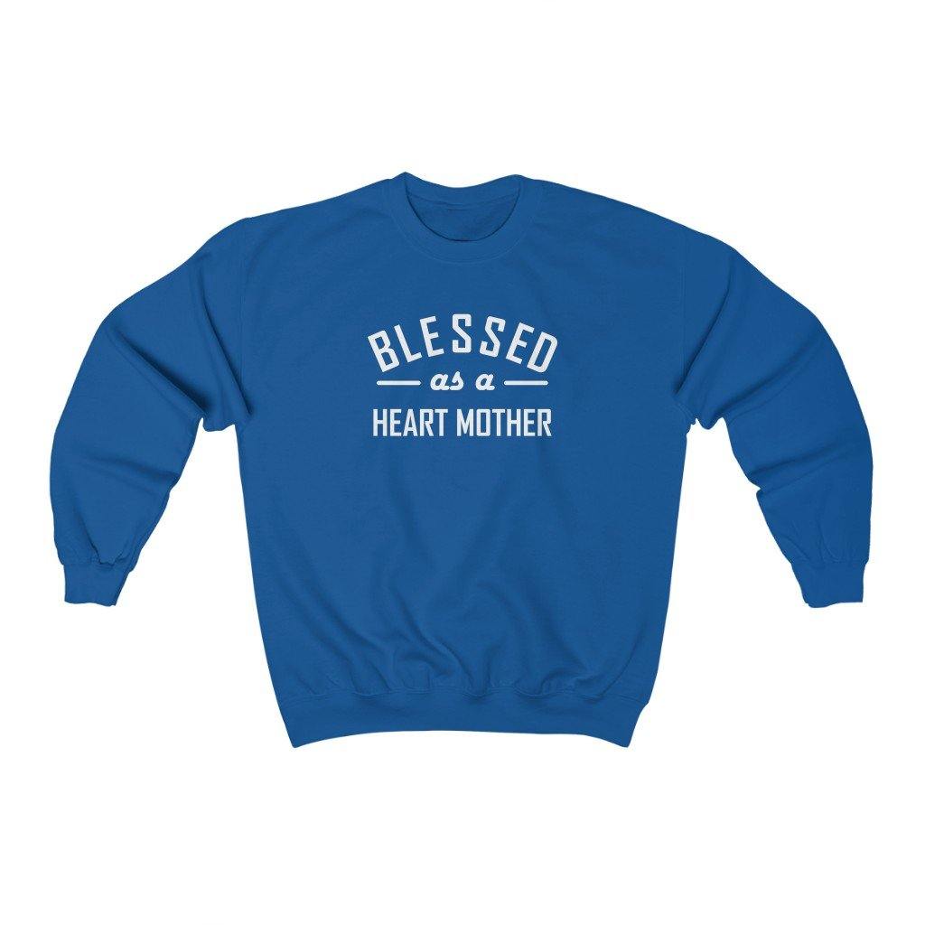 
                  
                    Blessed as a Heart Mother Crewneck Sweatshirt (white text) - CHD warrior
                  
                
