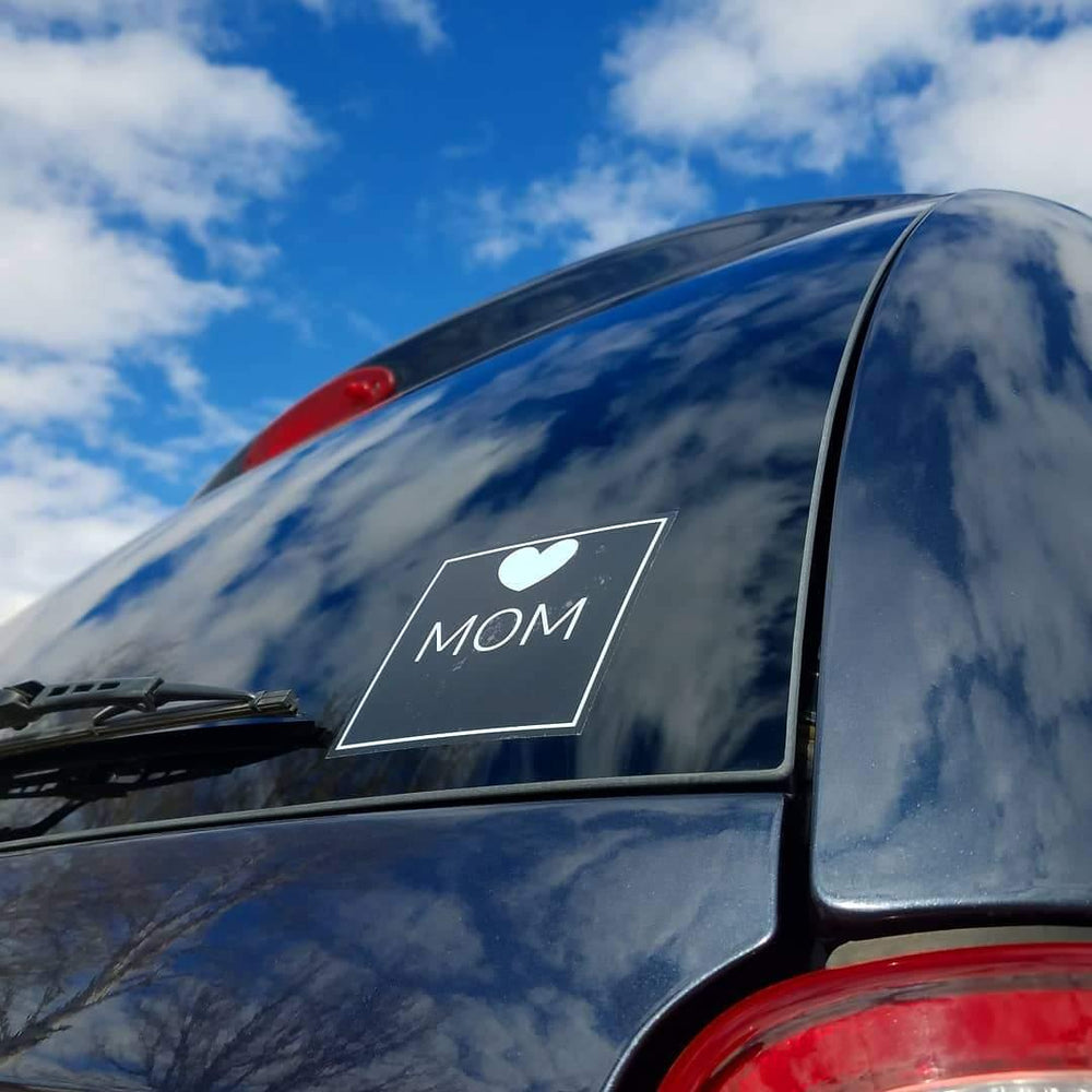 Heart Mom Box Car Decal - CHD warrior