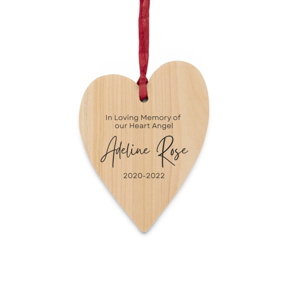 Heart Angel Customizable Ornament