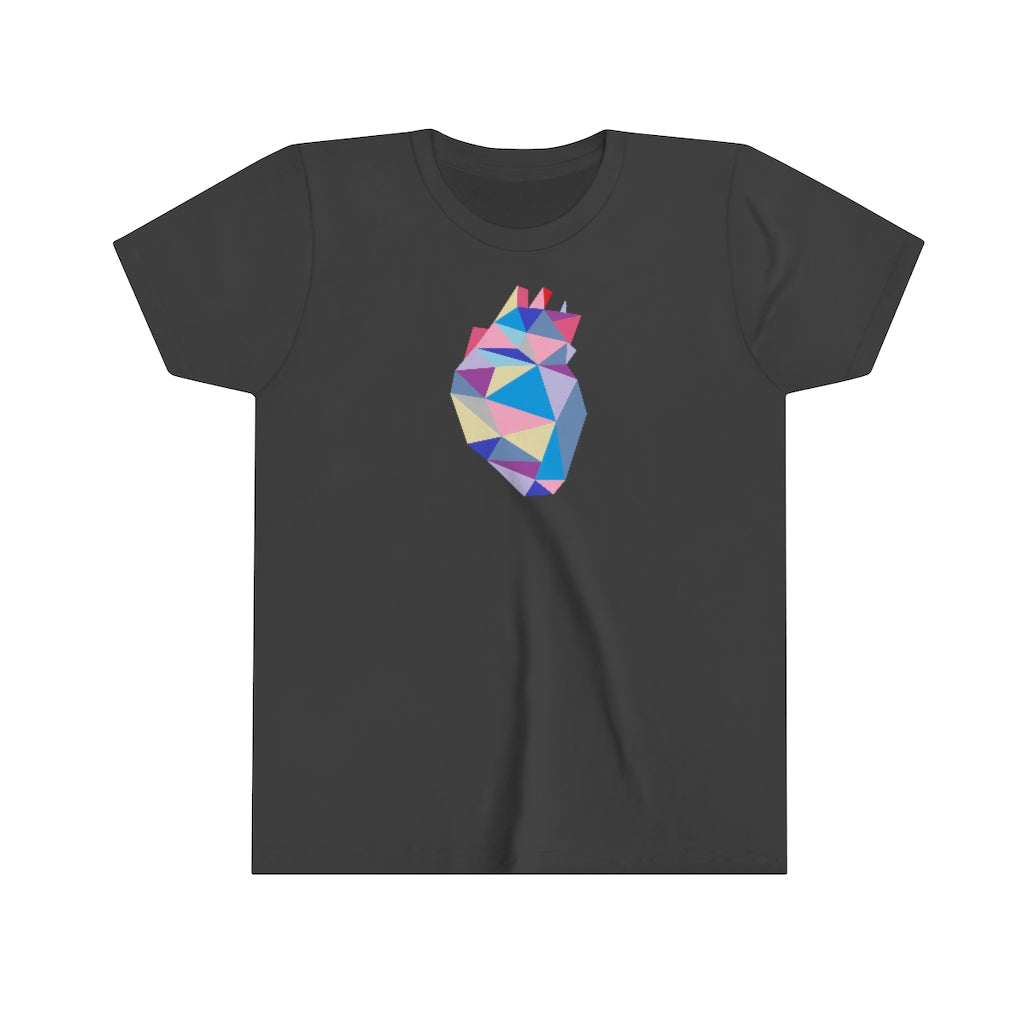 
                  
                    Abstract Heart Youth Tee
                  
                
