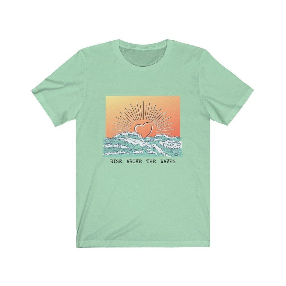 
                  
                    Rise Above the Waves Unisex Tee - CHD warrior
                  
                