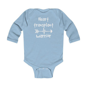 
                  
                    Heart Transplant Warrior Long-Sleeve Onesie - CHD warrior
                  
                