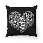 If My Heart Had Words Pillow - CHD warrior