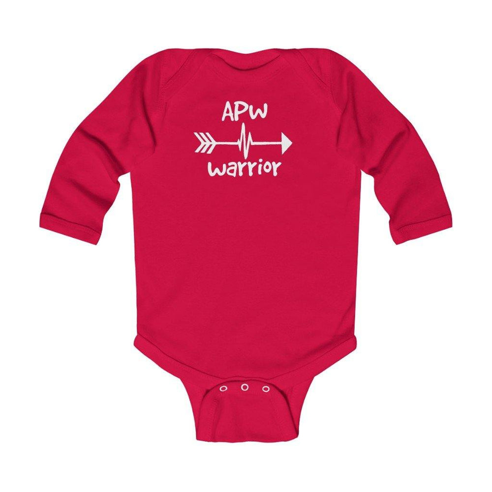 APW Warrior Long-Sleeve Onesie - CHD warrior