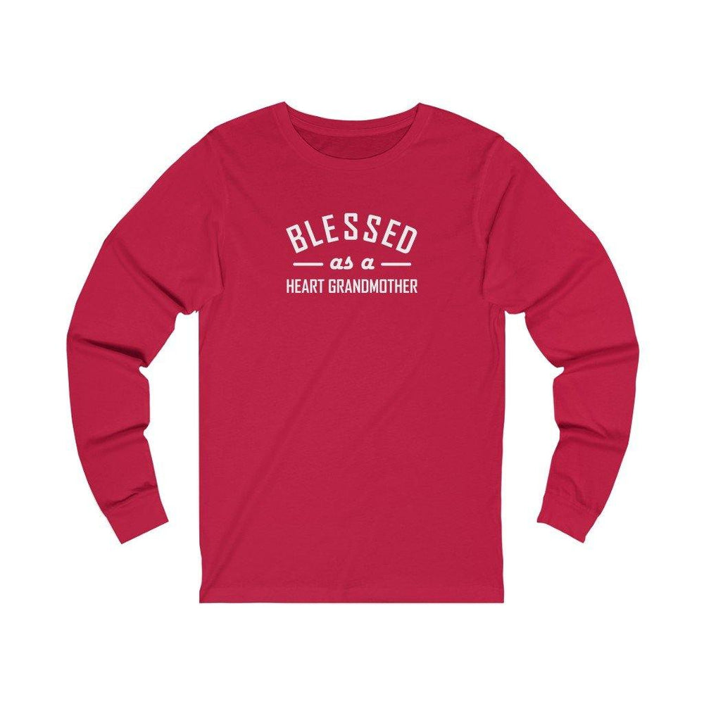 
                  
                    Blessed as a Heart Grandmother Unisex Long Sleeve Tee (white text) - CHD warrior
                  
                