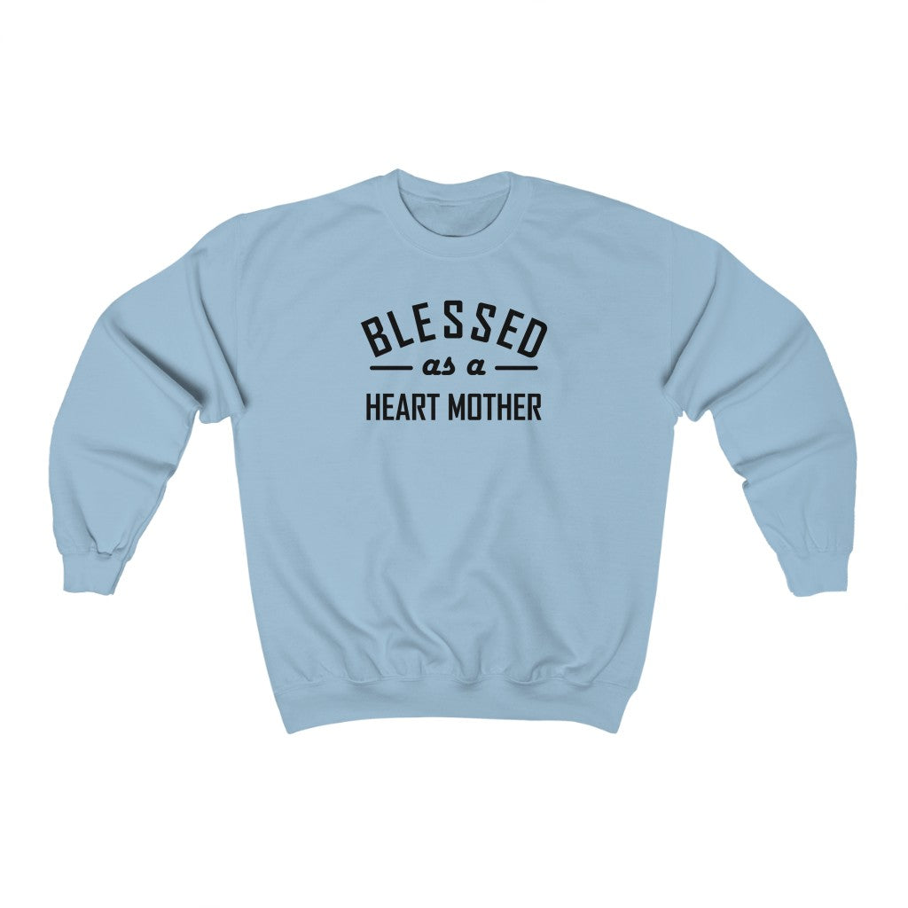 
                  
                    Blessed as a Heart Mother Crewneck Sweatshirt
                  
                