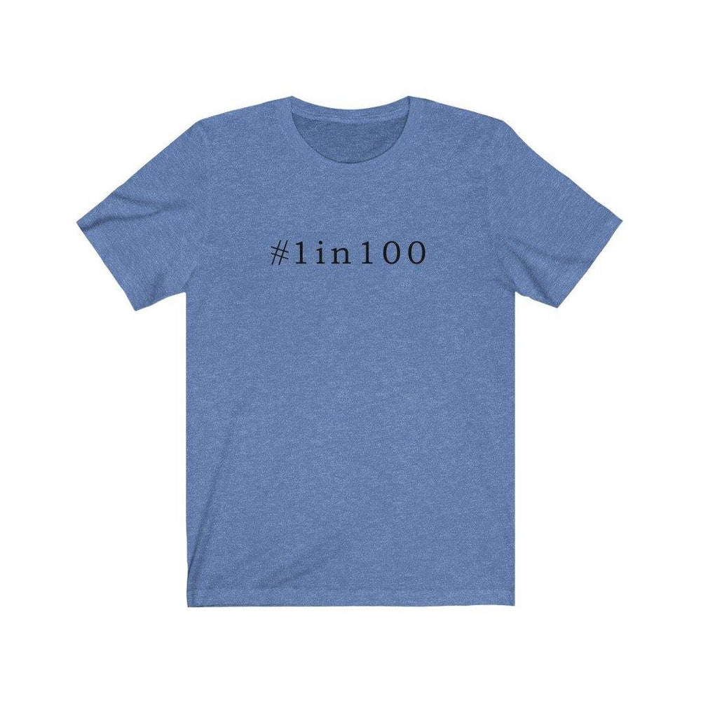 
                  
                    #1in100 Unisex Tee - CHD warrior
                  
                