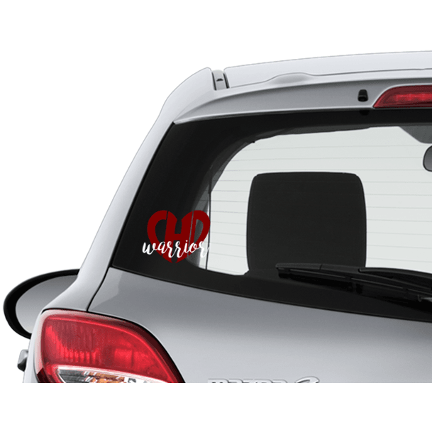 CHD Warrior Car Decal - CHD warrior