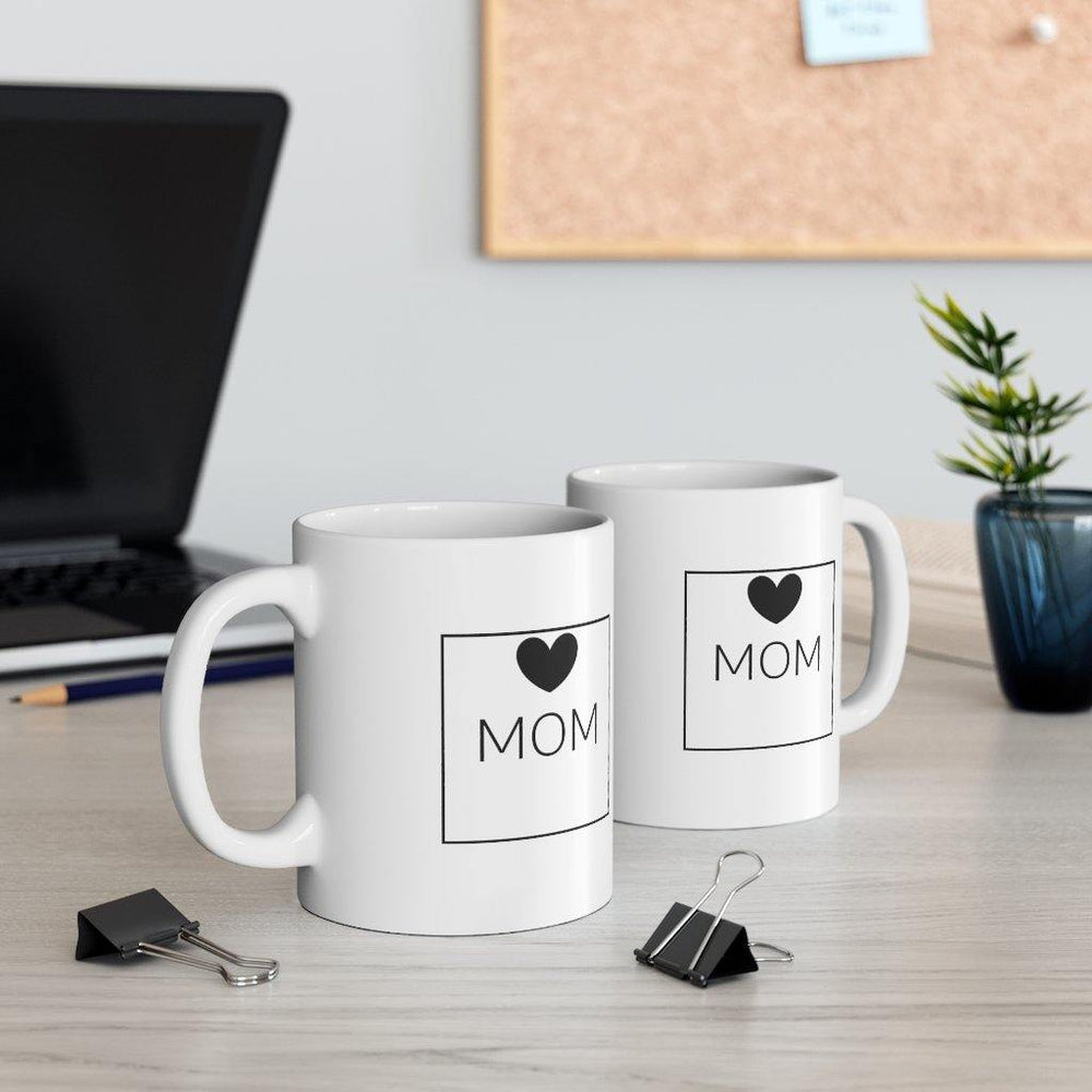 
                  
                    Heart Mom Box Mug 11oz - CHD warrior
                  
                