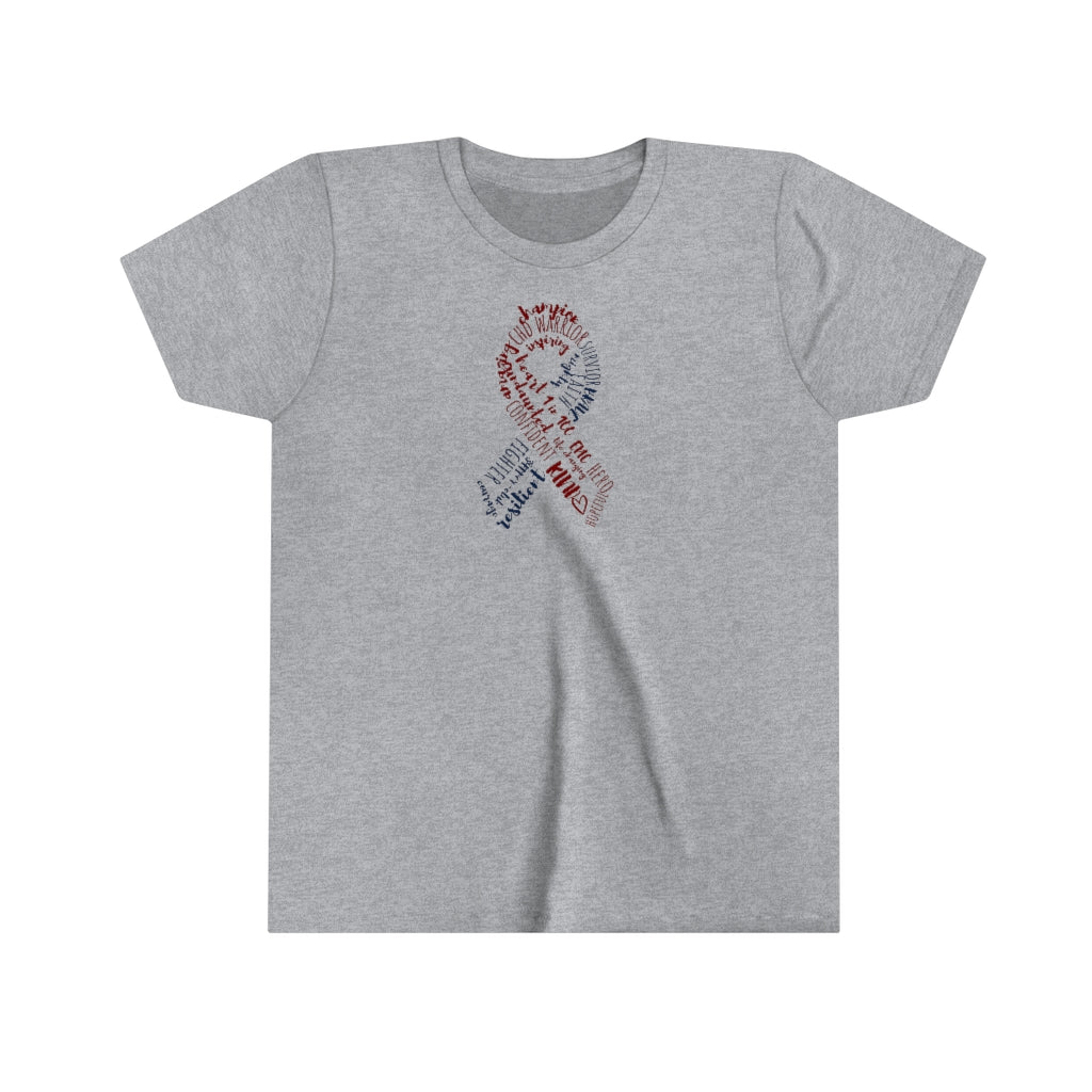 CHD Awareness Ribbon Youth Tee