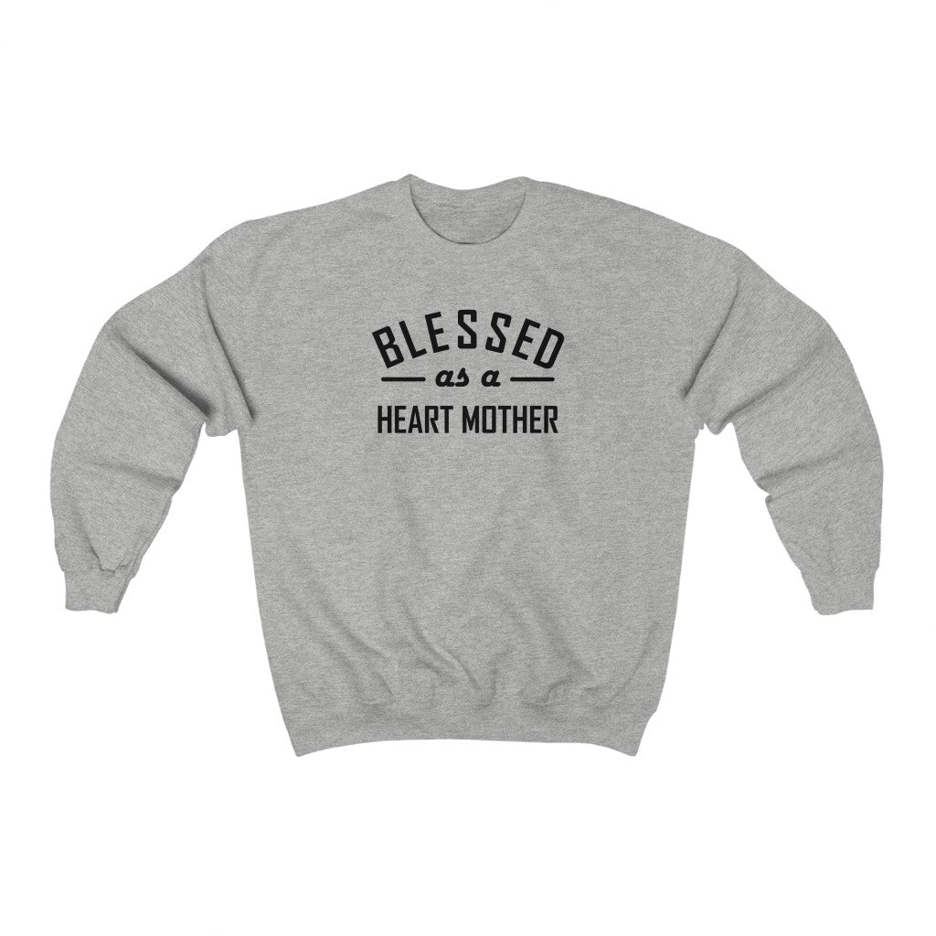 
                  
                    Blessed as a Heart Mother Crewneck Sweatshirt
                  
                