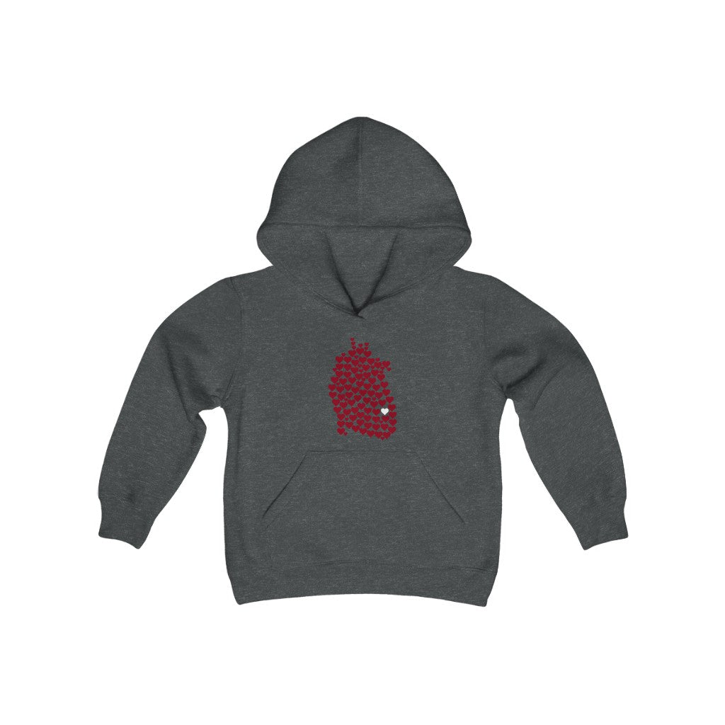 1 in 100 Hearts Kids Hoodie