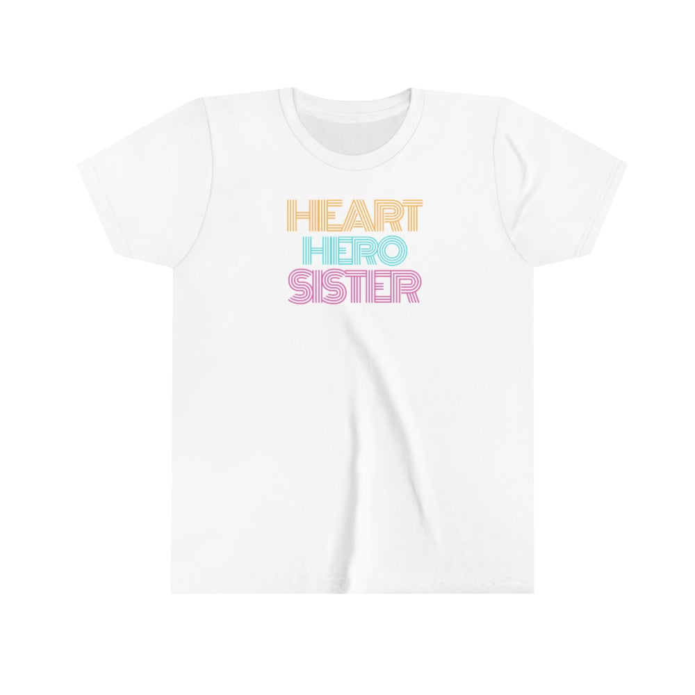 
                  
                    Heart Hero Sister Retro Youth Tee
                  
                