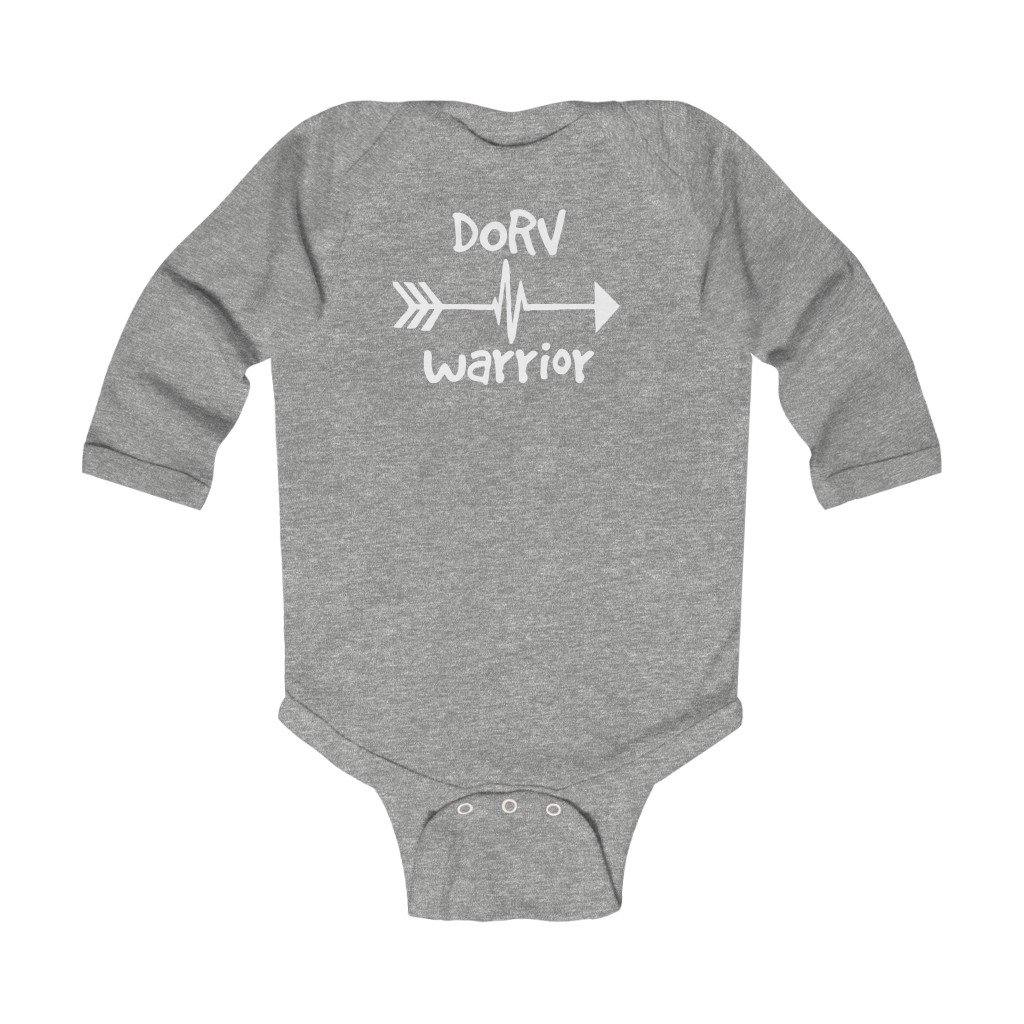 DORV Warrior Long-Sleeve Onesie - CHD warrior