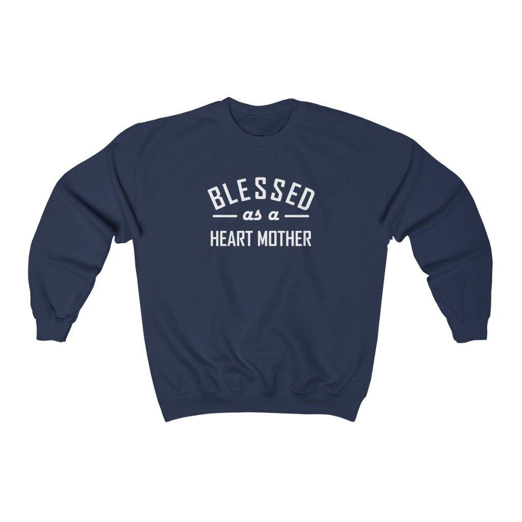 
                  
                    Blessed as a Heart Mother Crewneck Sweatshirt (white text) - CHD warrior
                  
                