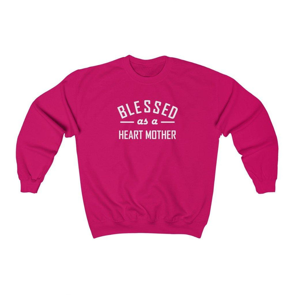 
                  
                    Blessed as a Heart Mother Crewneck Sweatshirt (white text) - CHD warrior
                  
                