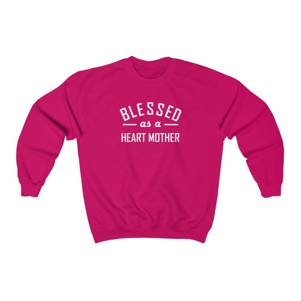 
                  
                    Blessed as a Heart Mother Crewneck Sweatshirt (white text) - CHD warrior
                  
                