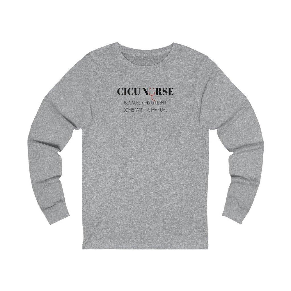 CICU Nurse Unisex Long Sleeve Tee - CHD warrior