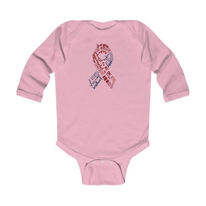 
                  
                    CHD Awareness Ribbon Long-Sleeve Onesie - CHD warrior
                  
                