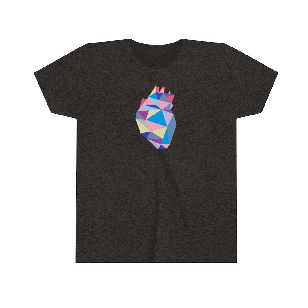 Abstract Heart Youth Tee