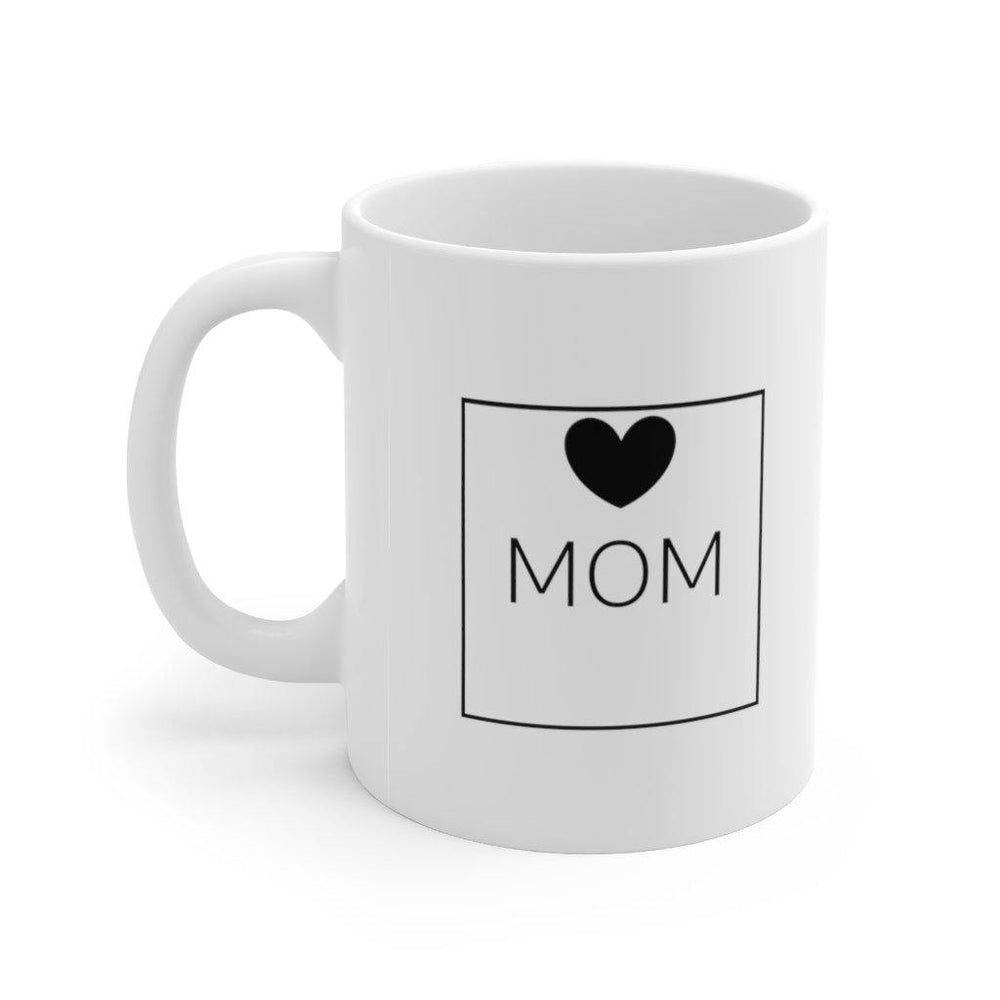 Heart Mom Box Mug 11oz - CHD warrior