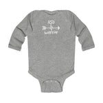 ASD Warrior Long-Sleeve Onesie - CHD warrior