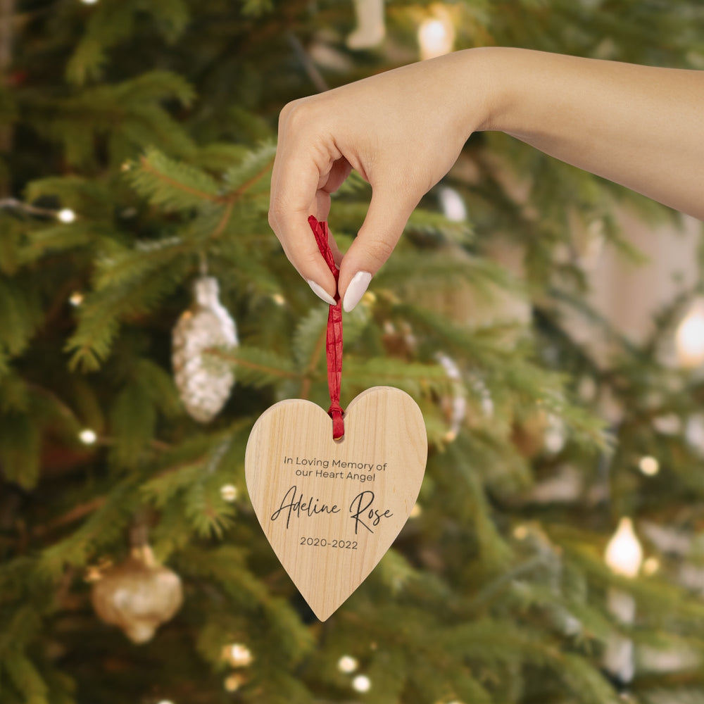
                  
                    Heart Angel Customizable Ornament
                  
                